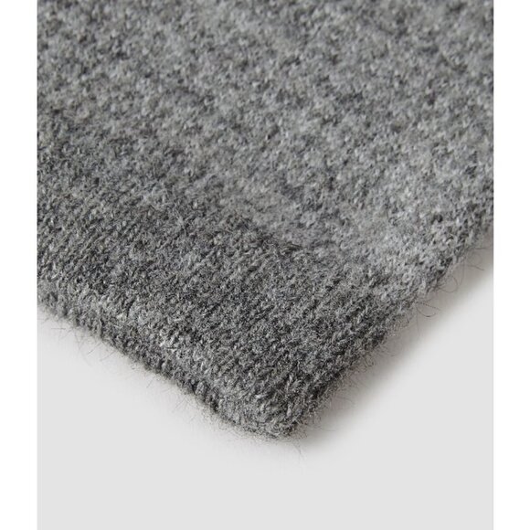 💕ALLSAINTS💕 Carr Beanie ~ Grey Marl Wool Mohair NWT - Picture 4 of 12